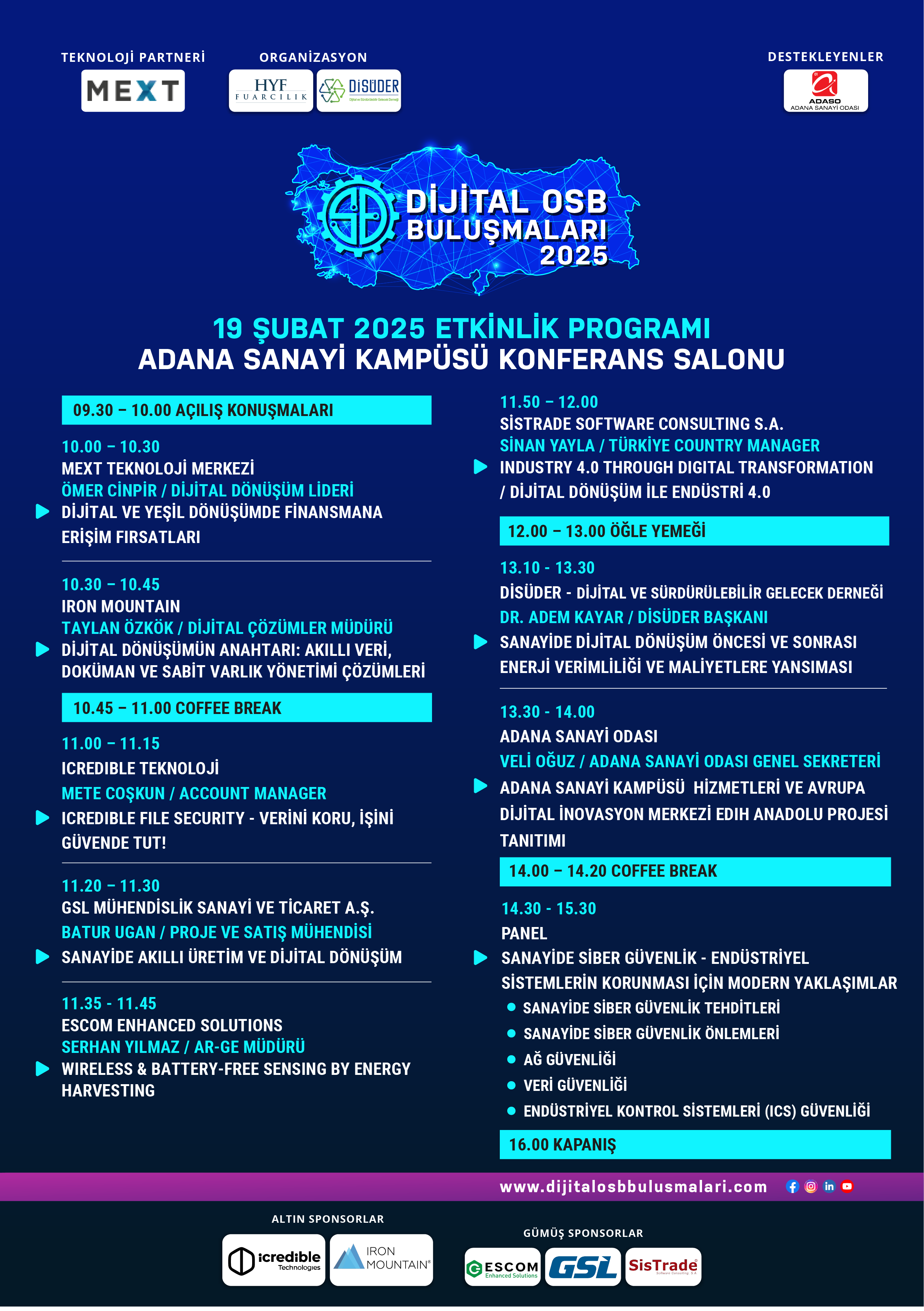 Adana Etkinlik Programı